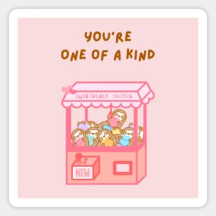 You’re One of A Kind Claw Machine Sloths Magnet